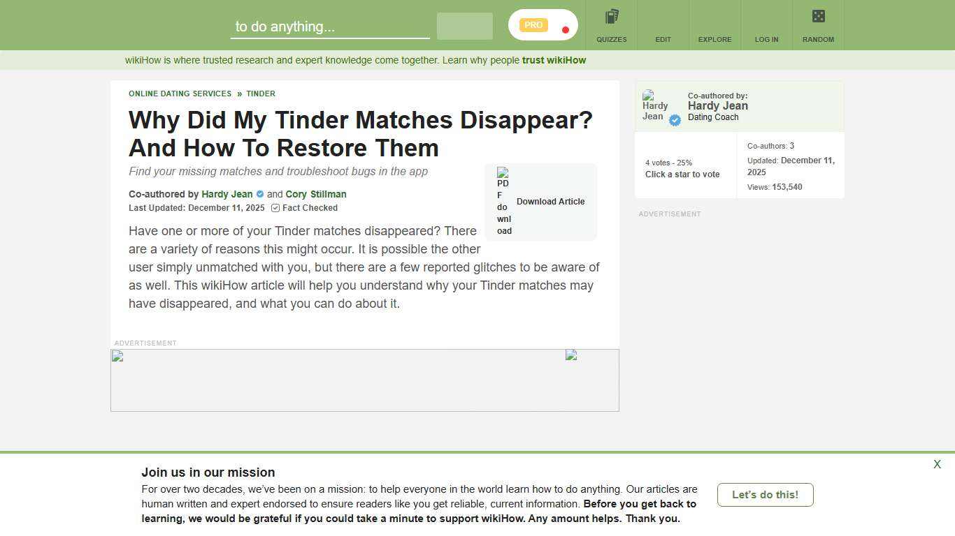 7 Reasons Your Tinder Matches Disappeared (with Easy Fixes)